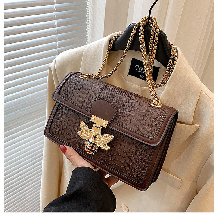 Stylish Chain Shoulder Trendy Retro Messenger Bag - Purse-sway-ion.com