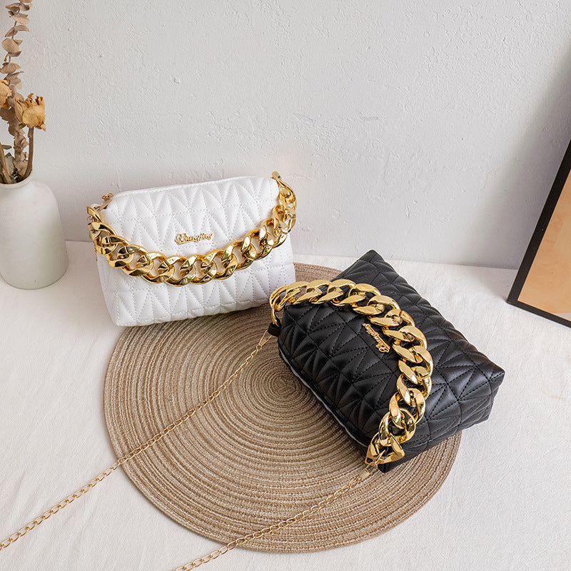Square Bag Chain C.B - Purse-sway-ion.com