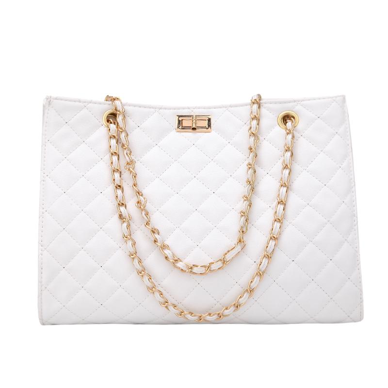 Chain One Shoulder Messenger Big Bag - Purse-sway-ion.com