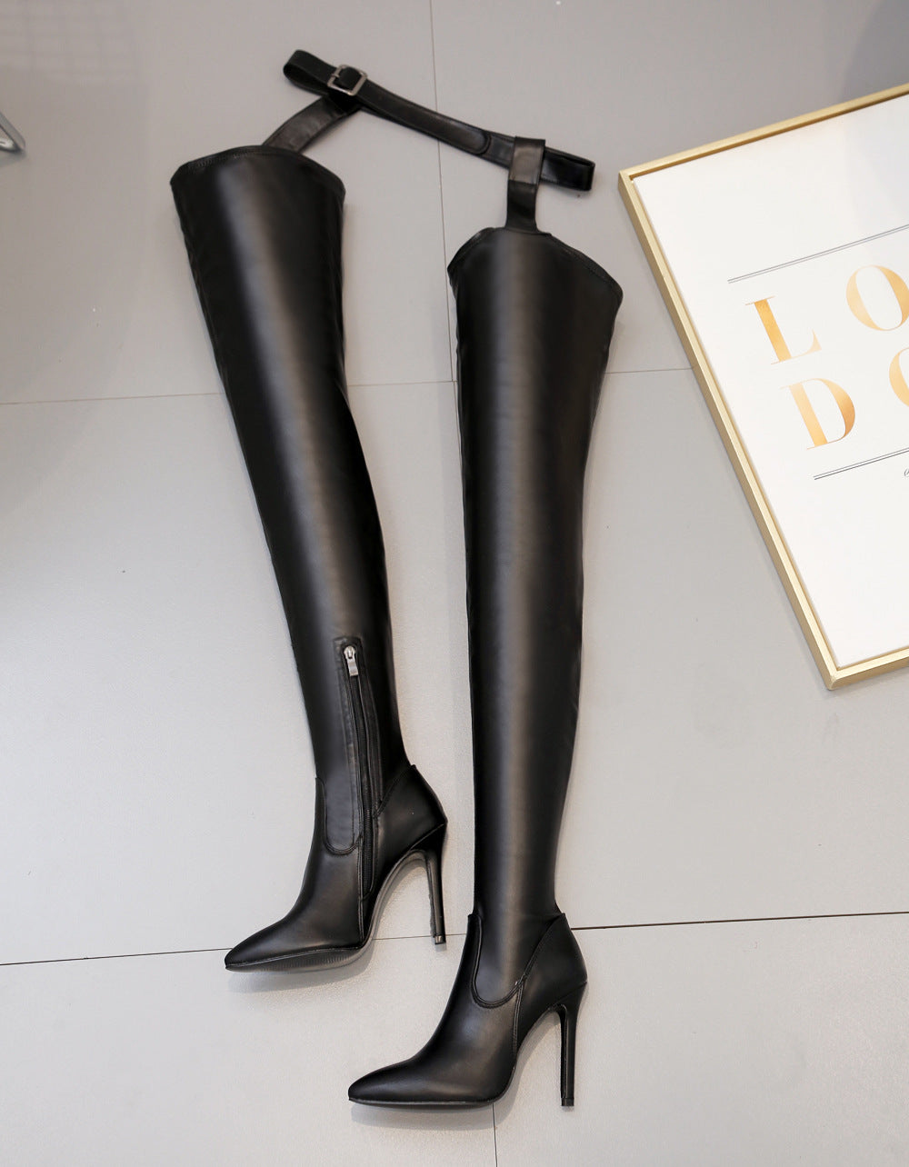 Stiletto over-the-knee boots - Purse-sway-ion.com