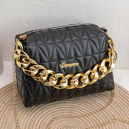 Square Bag Chain C.B - Purse-sway-ion.com